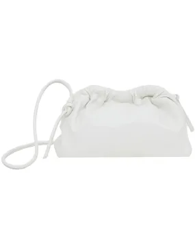 Mini Cloud Clutch in Bianca