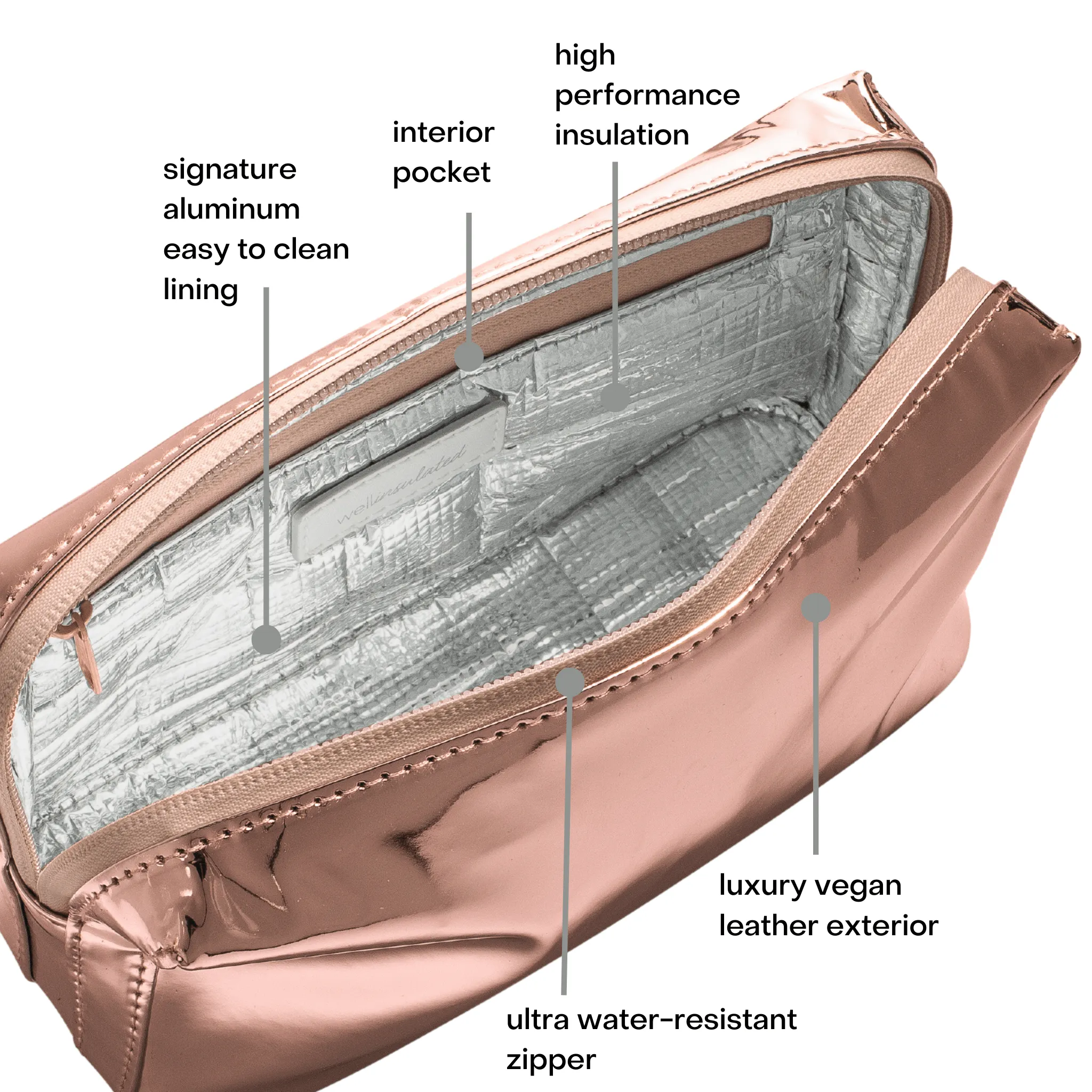 Performance Beauty Bag ROSE GOLD